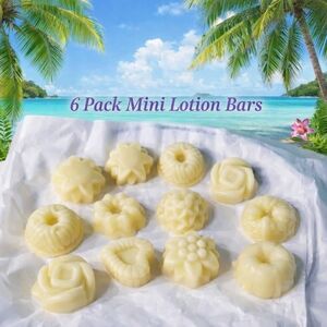 Hand Crafted Shea Butter Lotion Bars 6pack Mini's - Custom Requests